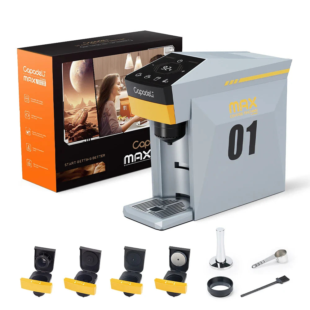 Max Capsule Coffee Machine Electric Automatic Espresso Maker Compatible with Nes