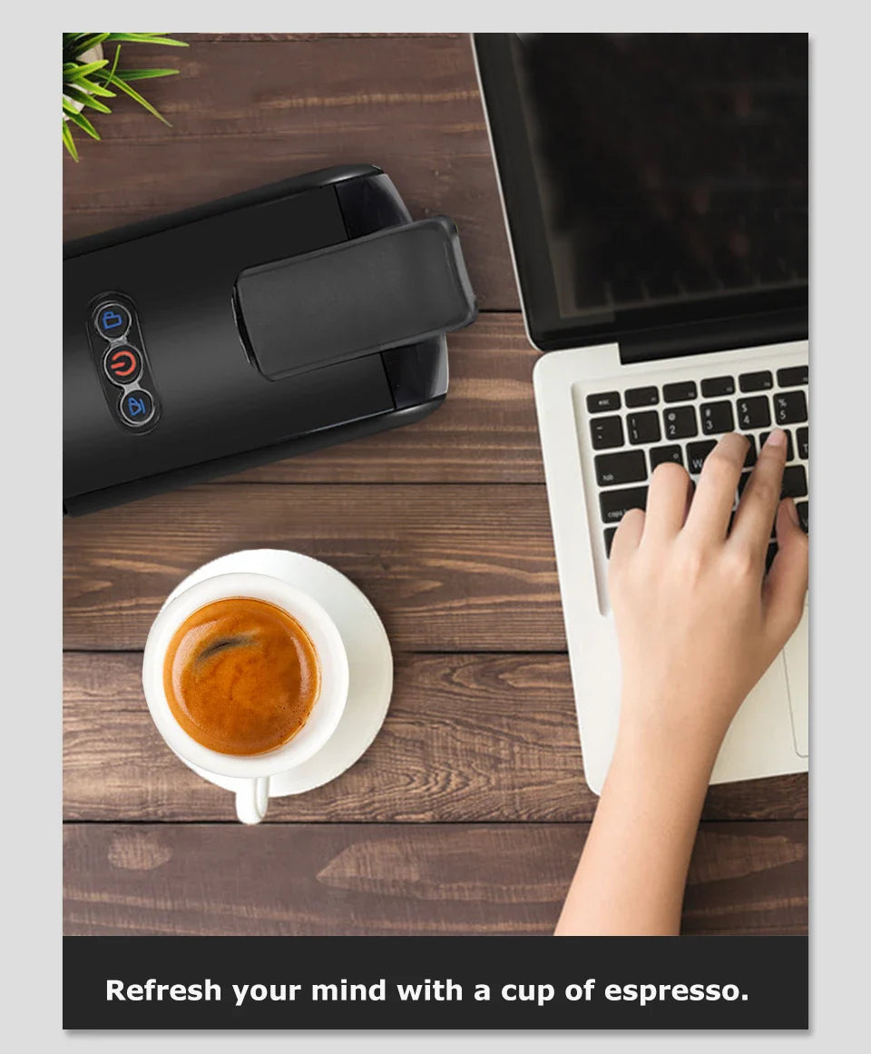 HiBREW Coffee Machine 19 Bar 4in1 & Cold Multiple Capsule Espresso Cafetera