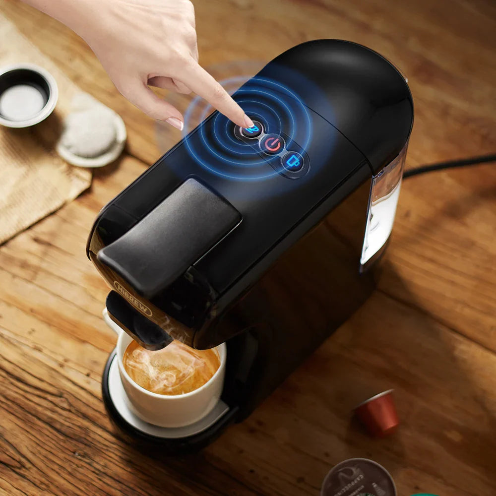 HiBREW Coffee Machine 19 Bar 4in1 & Cold Multiple Capsule Espresso Cafetera