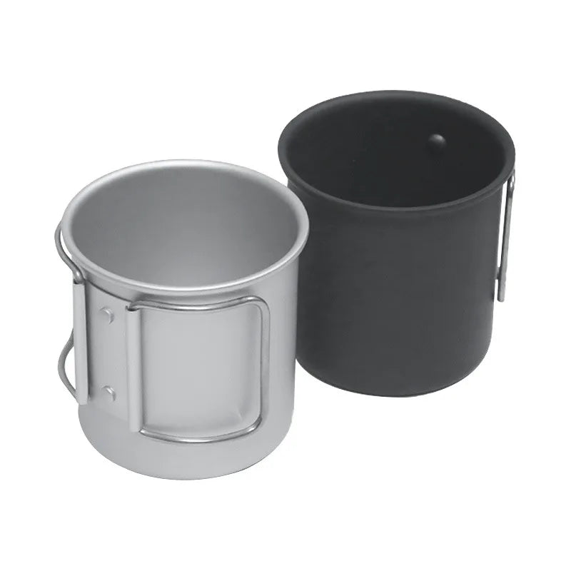 Camping Mug Aluminum Alloy Cup Tourist Tableware Picnic Utensils Outdoor Kitchen