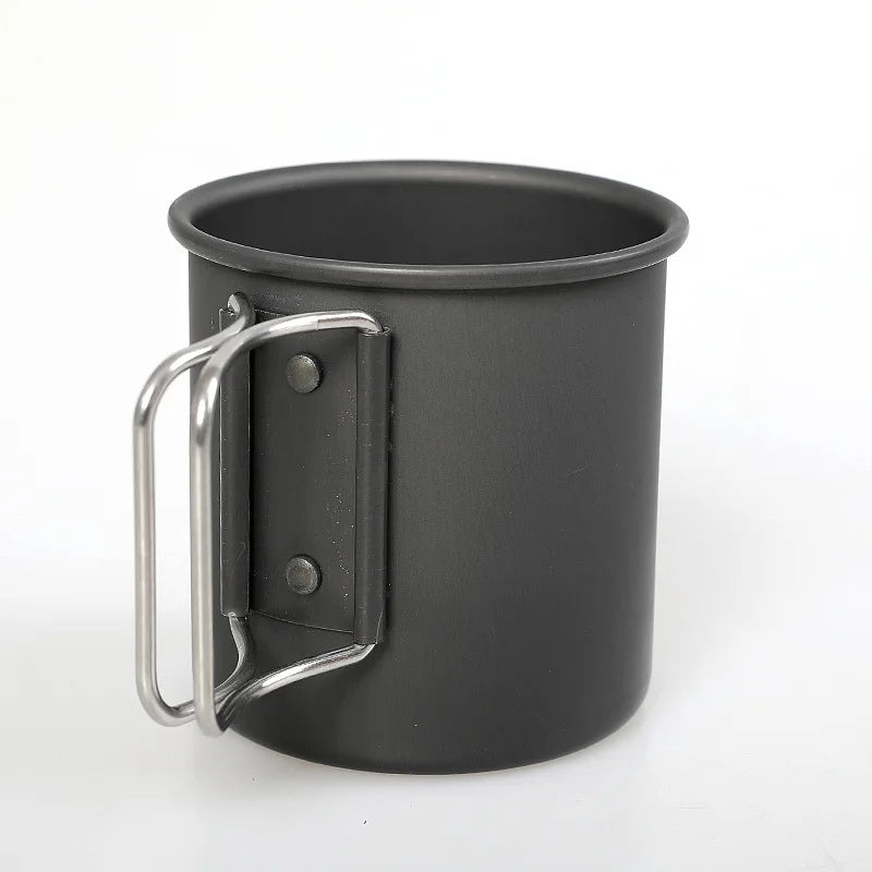 Camping Mug Aluminum Alloy Cup Tourist Tableware Picnic Utensils Outdoor Kitchen
