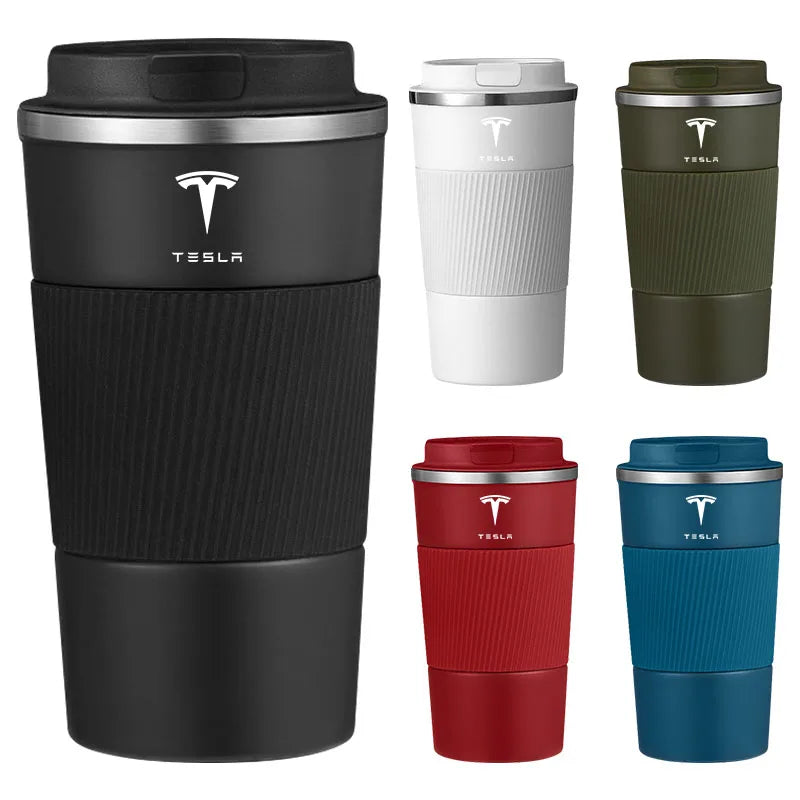 1pcs 5 colours Stainless Steel Coffee Cup Thermal Mug For Tesla Model 3 Model