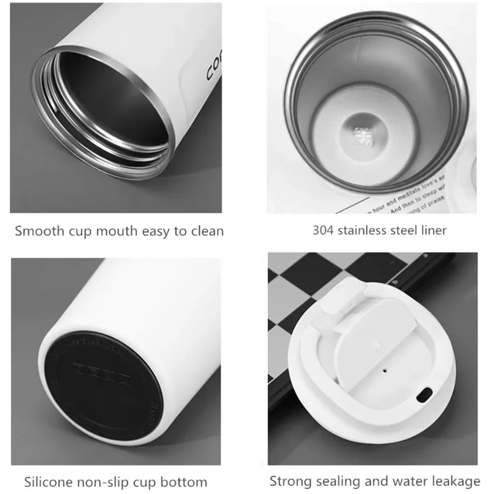 380 510ml Thermo Cafe Coffee Mug Car Thermos Mug Leak Proof Travel Thermo Cup