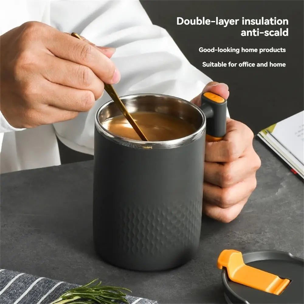 304 Stainless Steel Mug With Tea Leak Tea Cup Double Layer Coffee Cup Japanese