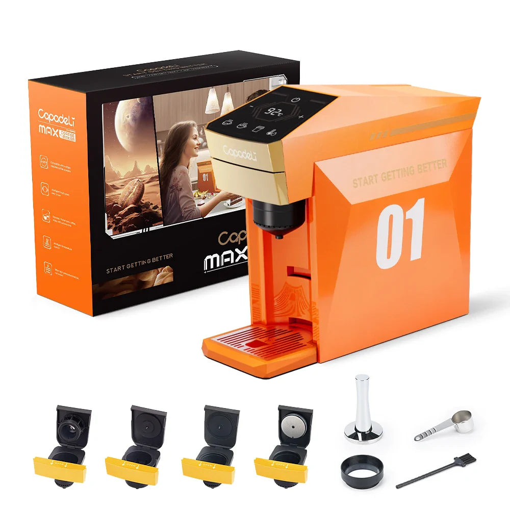 Max Capsule Coffee Machine Electric Automatic Espresso Maker Compatible with Nes